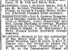 Carl Gustave Rosentreter - b 14 Mar 1858 - Obituary