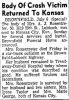 Molly Gladys Donnelly - b 10 Feb 1903 - Obituary